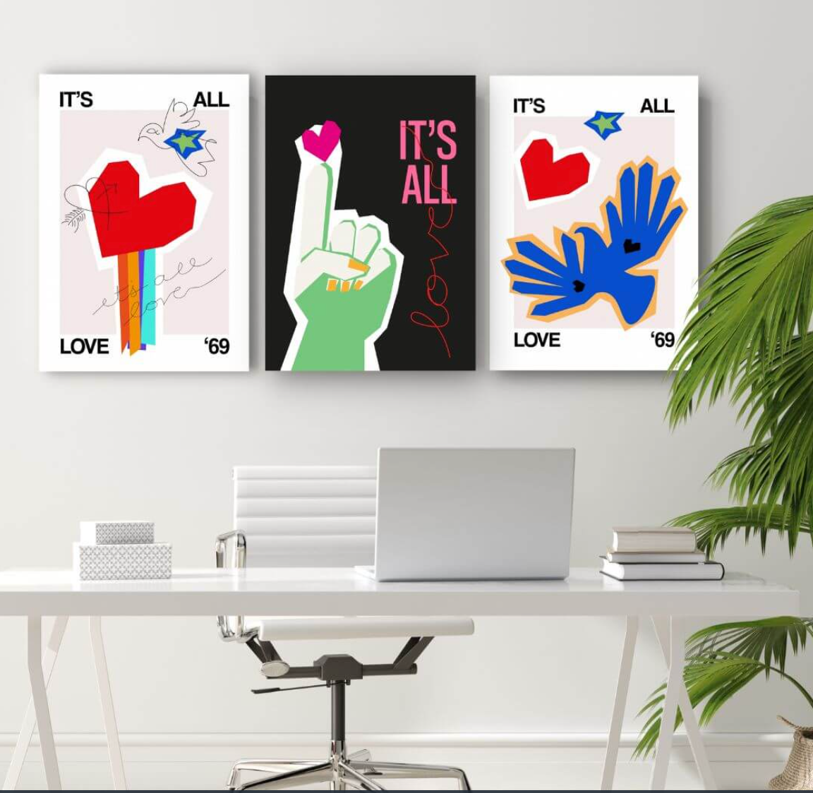 The Power of Canvas Art in Your Home Office
