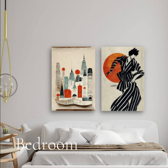 Bedroom Wall Art Ideas | Framed Canvas Prints | WallArt.Biz