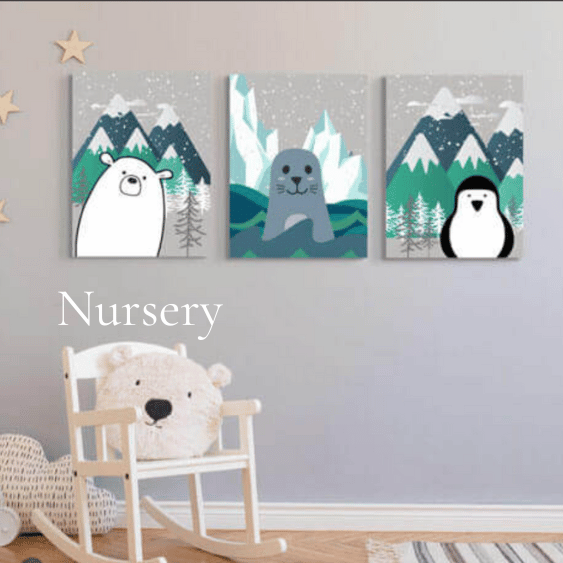 Cute Nursery Wall Decor Ideas | Framed Canvas Prints | WallArt.Biz