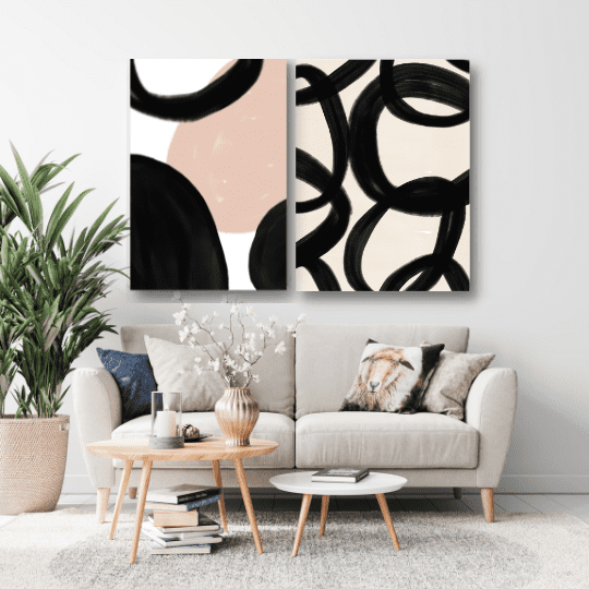 Abstract wall art for living room - free usa shipping - wallart.biz