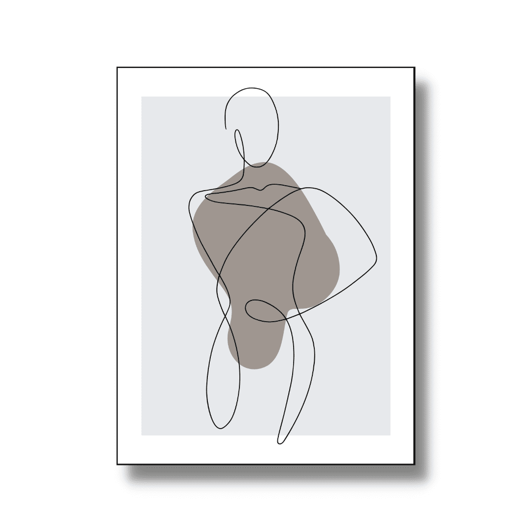 female body line art | free usa shipping | www.wallart.biz
