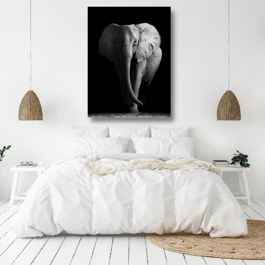 Framed elephant wall art bedroom | FREE USA SHIPPING | WallArt.Biz