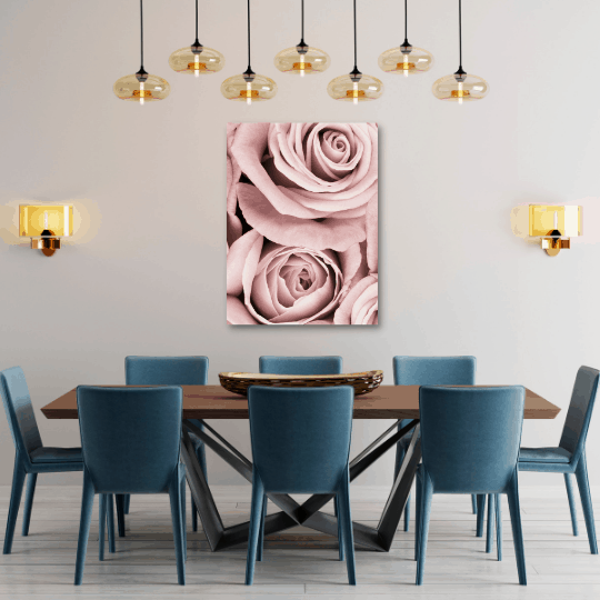 Pink rose  Dining Room Wall Art prints | free usa shipping | WallArt.Biz