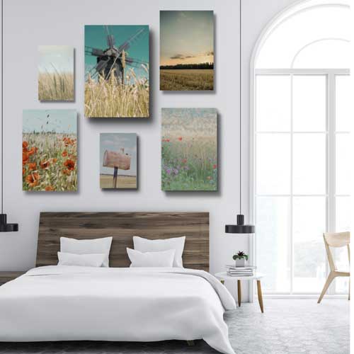 Fields of Wheat Gallery Wall Art Set