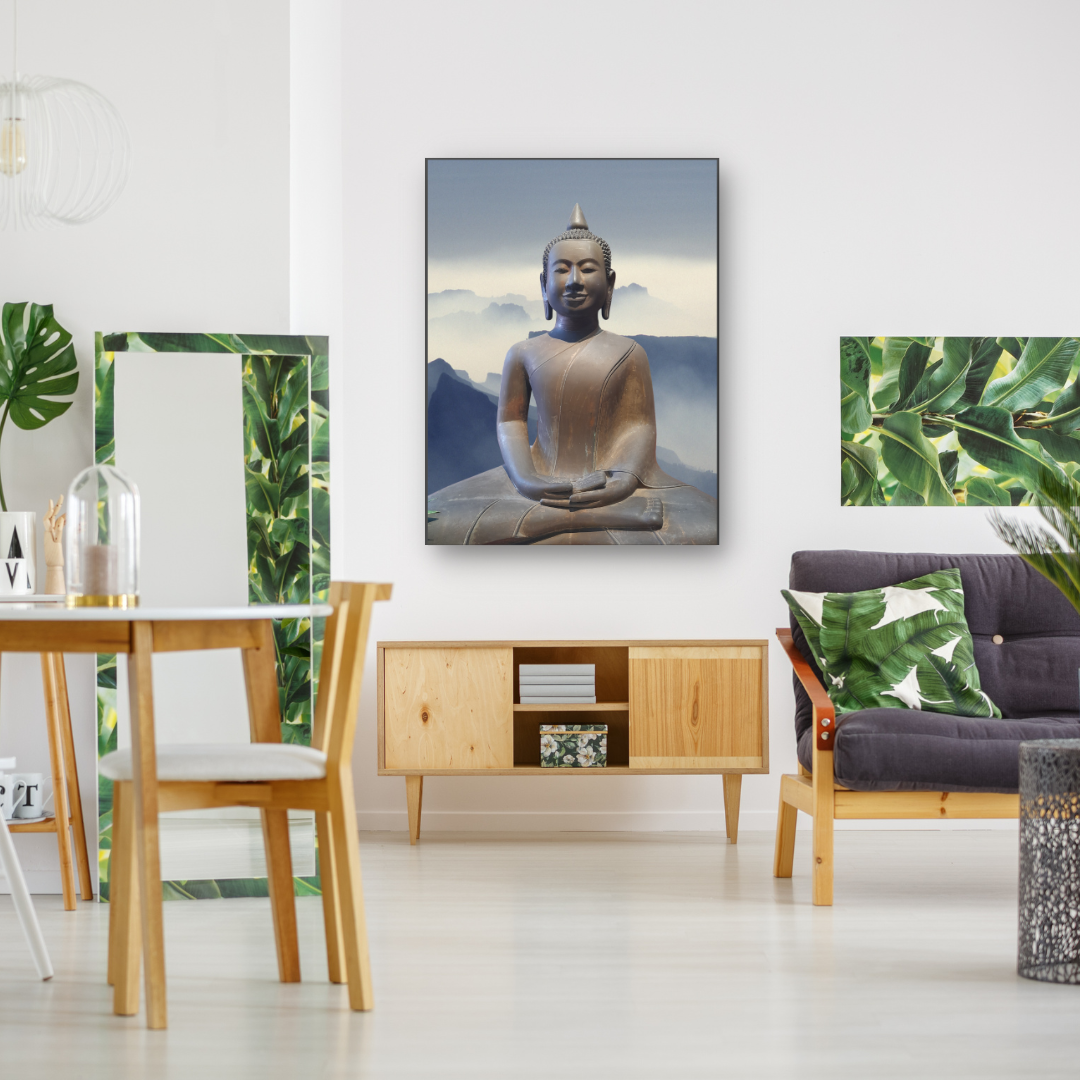 Living Room Buddha Art | FREE USA SHIPPING | WallArt.Biz