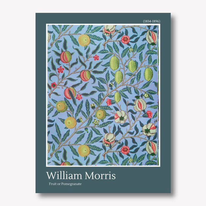 William Morris - Fruit or Pomegranate wall art  | FREE USA SHIPPING |www.wallArt.Biz
