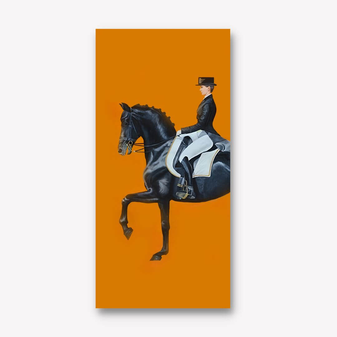 Black horse wall art for living room - Framed - FREE UK & USA Shipping - WallArt.biz