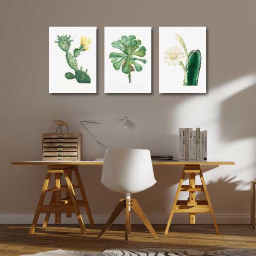 Cactus canvas artwork  | Free USA Shipping | Wallart.biz