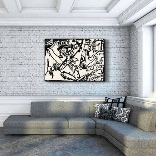 Wassily Kandinsky wall art  | FREE USA SHIPPING | www.WallArt.Biz