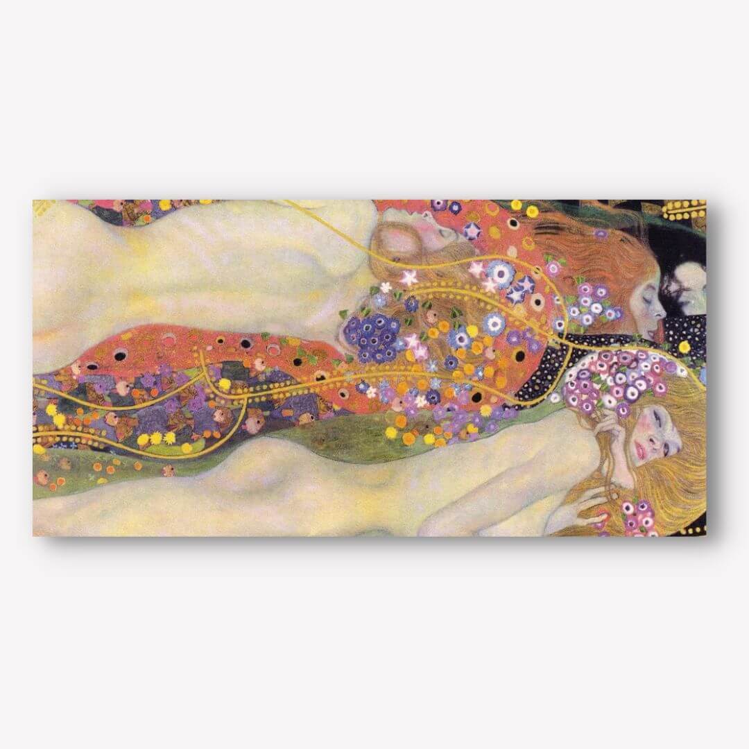 Gustav Klimt Canvas Print &#39;Water- Serpents-II&#39;  - FREE UK &amp; USA SHIPPING - WallArt.Biz