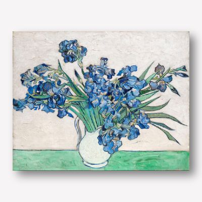 Van Gogh - Irises in a Vase | Free USA Shipping | Wallart.biz
