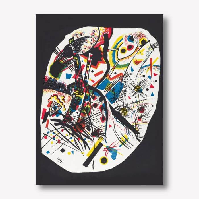 Abstract art framed - Wassily Kandinsky -   Kleine Welten III (Small Worlds III) | FREE USA SHIPPING | WallArt.Biz