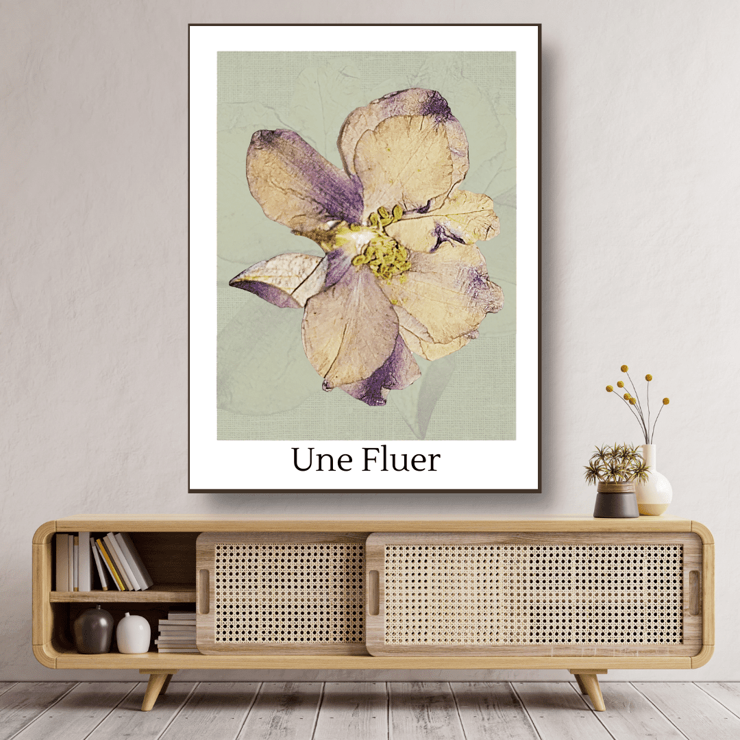 Lilac Flower Modern Canvas Art | Free UK &amp; USA Shipping | WallArt.Biz