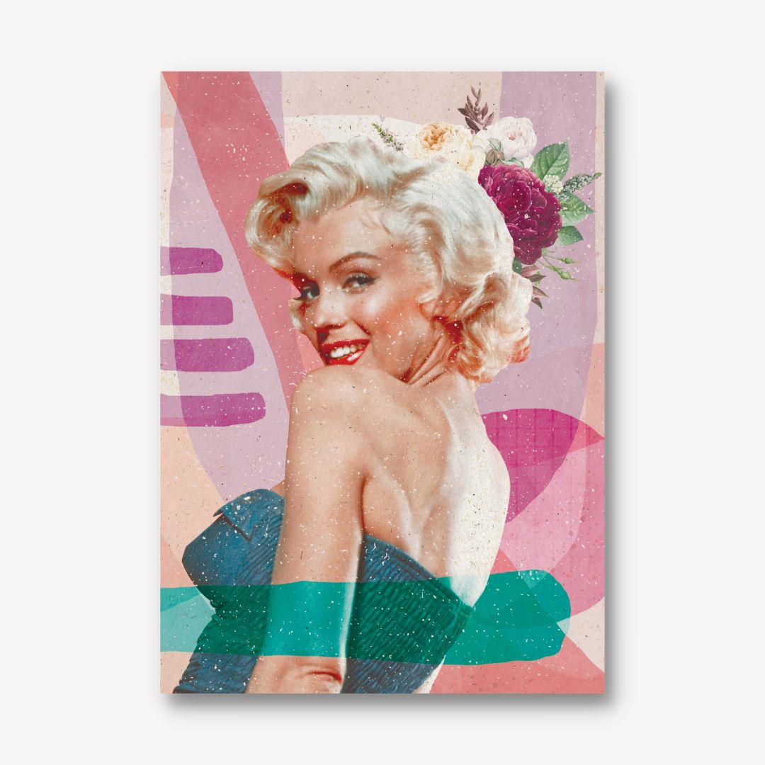 Marilyn is Back Canvas Print by Aylin Demir - FREE UK & USA SHIPPING - WallArt.Biz
