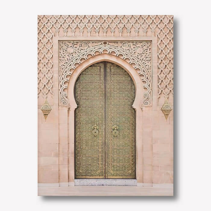 Ornate Moroccan Doors Canvas Artwork
