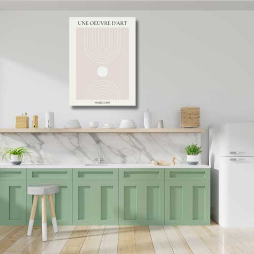 beige kitchen wall art print | free usa shipping | wallart.biz
