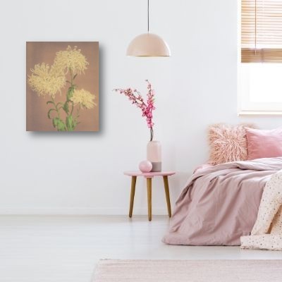 Ogawa Kazumasa - Yellow Chrysanthemum Bedroom | Free USA Shipping| www.wallart.bizs 