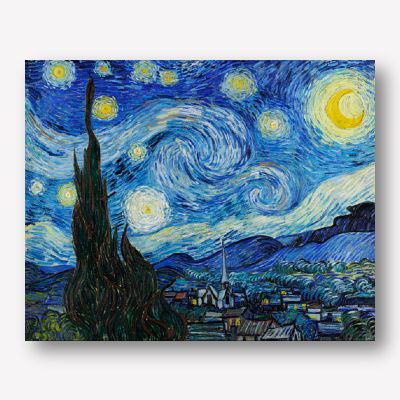 Van Gogh - The Starry Night | Free USA Shipping | Wallart.biz