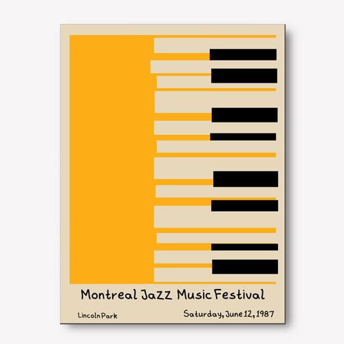 Jazz Festival Poster Art
