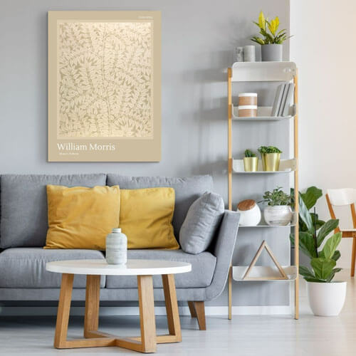 William Morris - Branch Pattern Living room artwork | FREE USA SHIPPING | WallArt.Biz