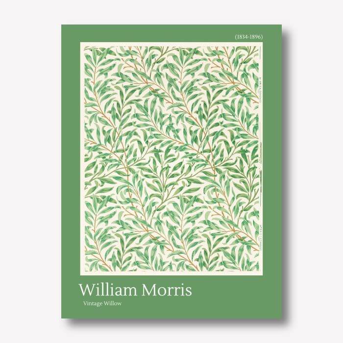 William Morris Canvas Art - Vintage willow | FREE USA SHIPPING | WallArt.Biz