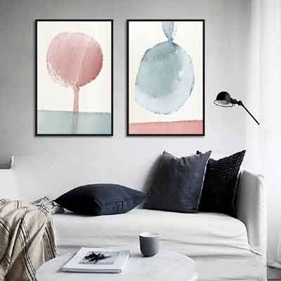 Abstract canvas print living room | Free USA Shipping| www.wallart.biz