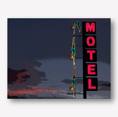 USA Road Signs - Motel