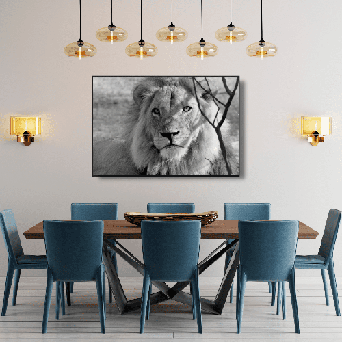 lion art for dining room | Free USA Shipping | Digital Download | WallArt.Biz