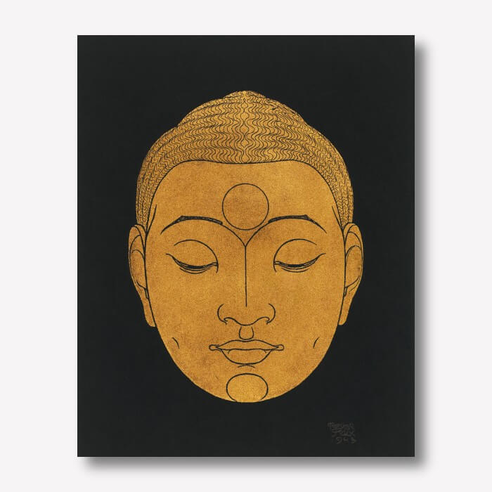 Buddha Head Art by Reijer Stolk | FREE USA SHIPPING | WallArt.Biz