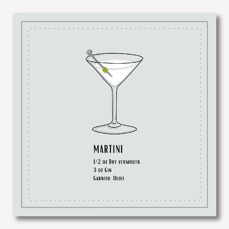 Martini Cocktail Canvas Print