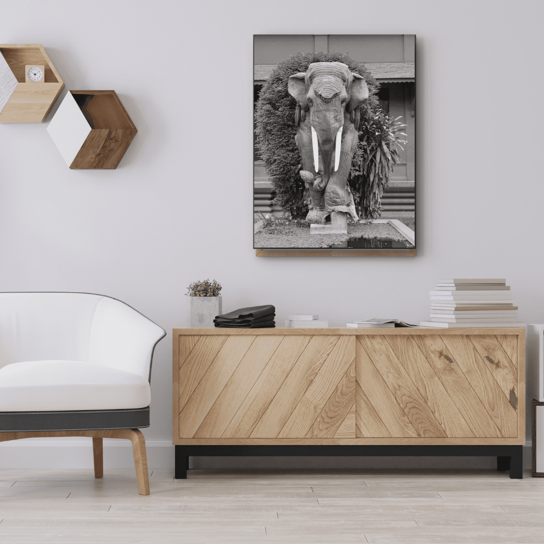 elephant decor living room wall art - free usa shipping - wallart.biz