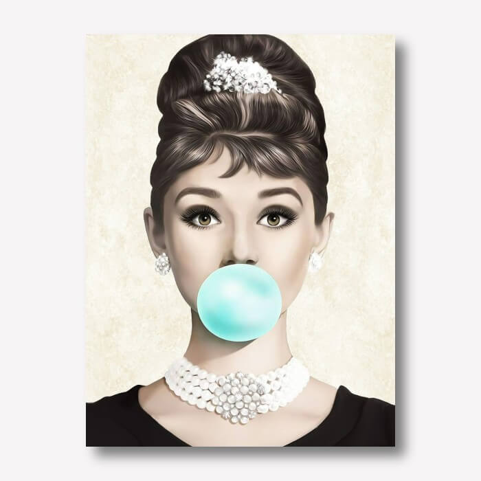 Hepburn, Bardot &amp; Monroe Gum Art