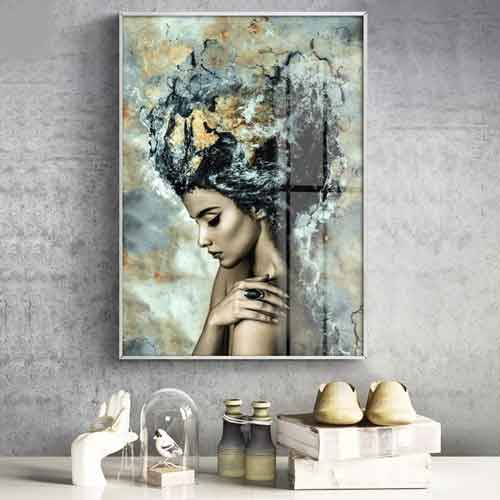 Beautiful lady canvas artwork | free usa shipping | www.wallart.biz 