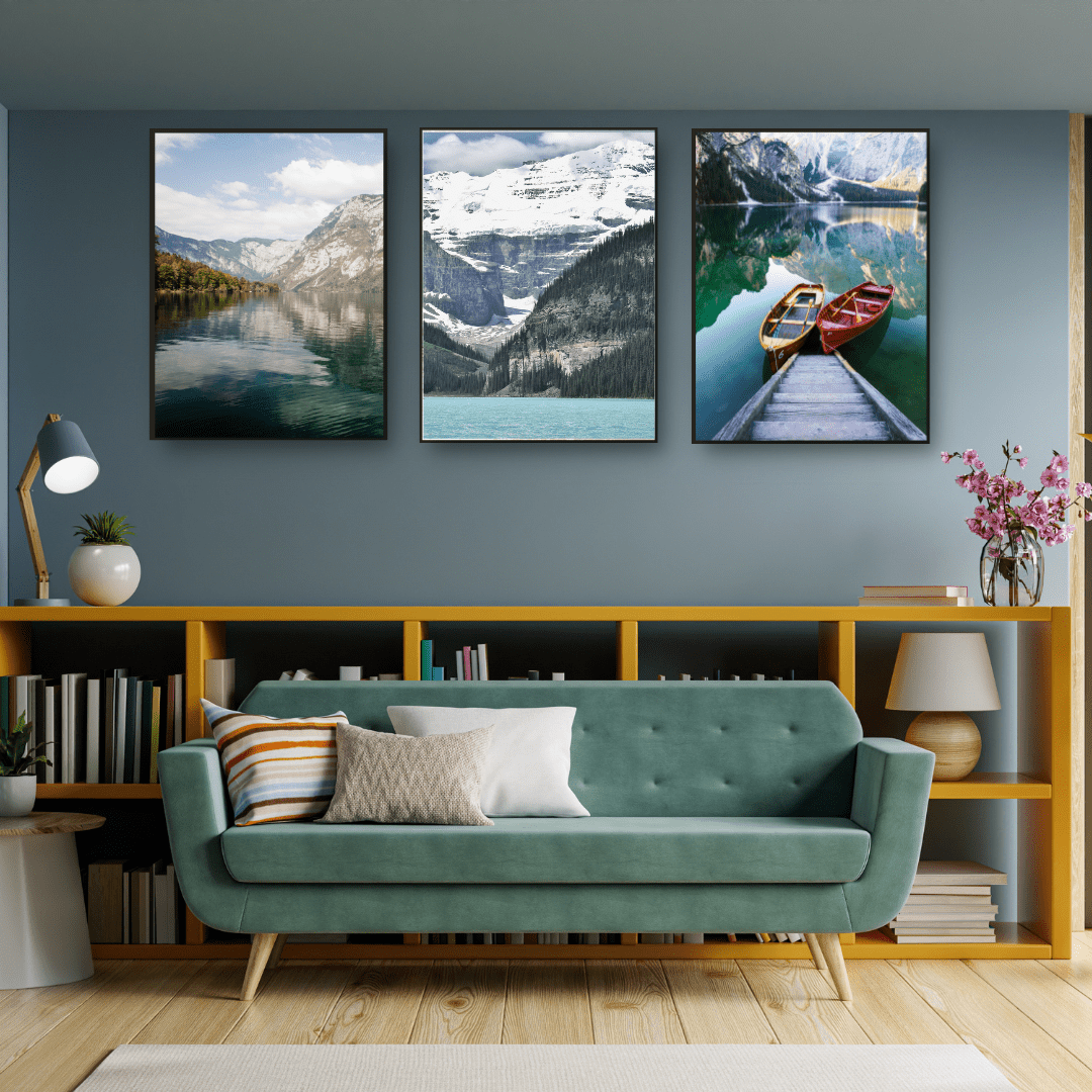 norwegian-landscape-wall-art-set | free usa and UK shipping | www.wallart.biz