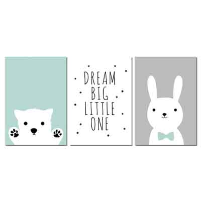 Dream Big Little One Bear Rabbit