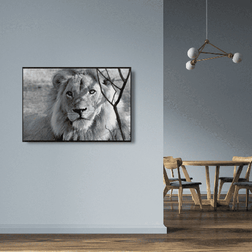 lion office wall art prints | Free USA Shipping | Digital Download | WallArt.Biz