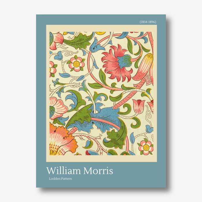 William Morris Wall Art - Lodden Pattern | FREE USA SHIPPING | WallArt.Biz