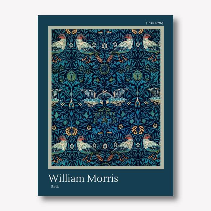 William Morris - Birds Wall Art | FREE USA SHIPPING | WallArt.Biz